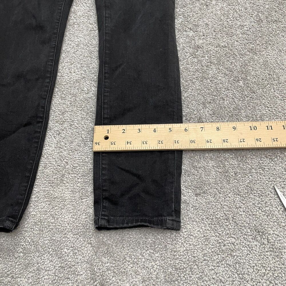 J.Crew High Rise Skinny Denim Jeans Womens 28 L27 Black Dark Wash Stretch Casual - Picture 9 of 10